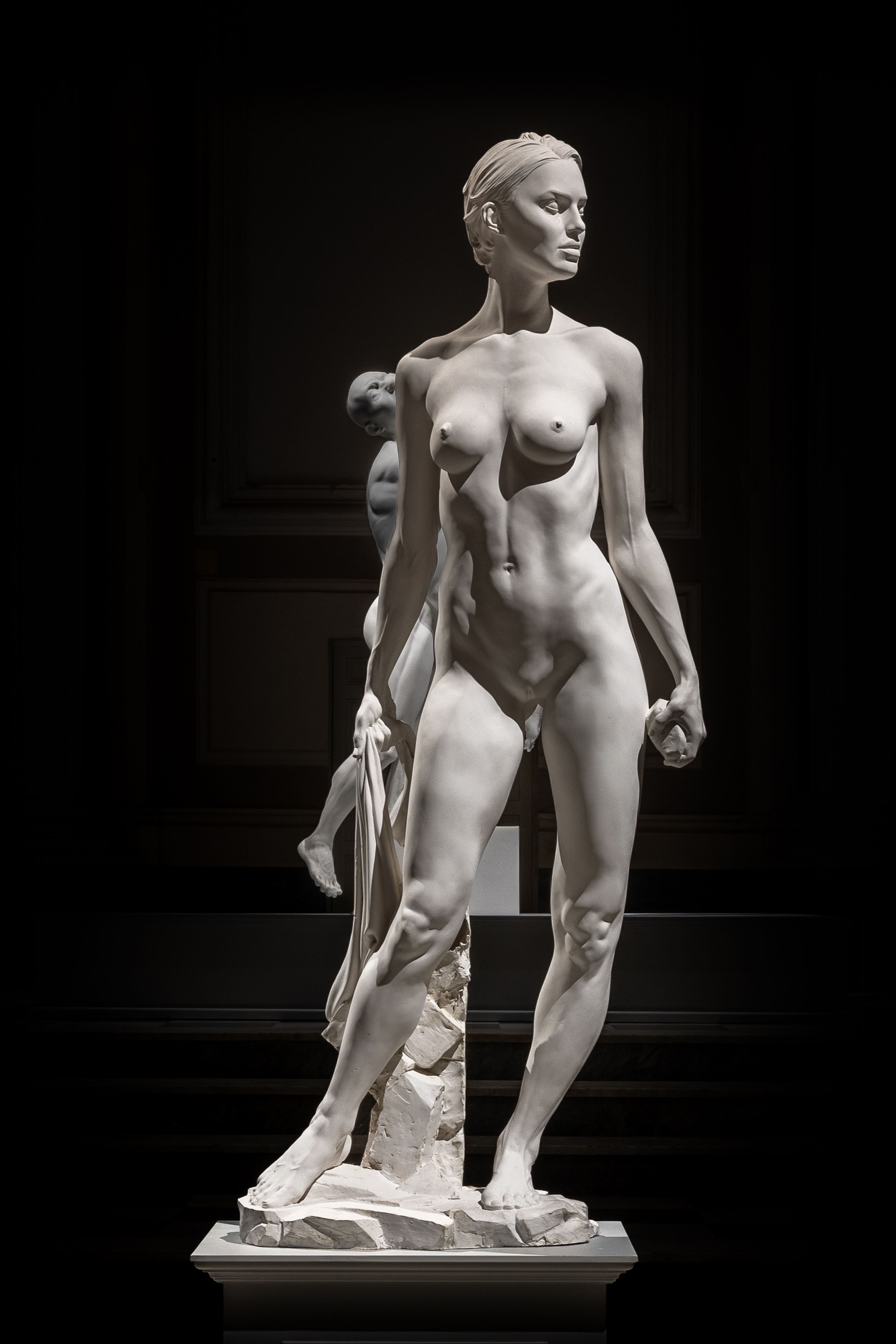 Sculptor Jago interview by Creative Director Francesca Melchior for SHOT Magazine Issue 17. David Artwork
